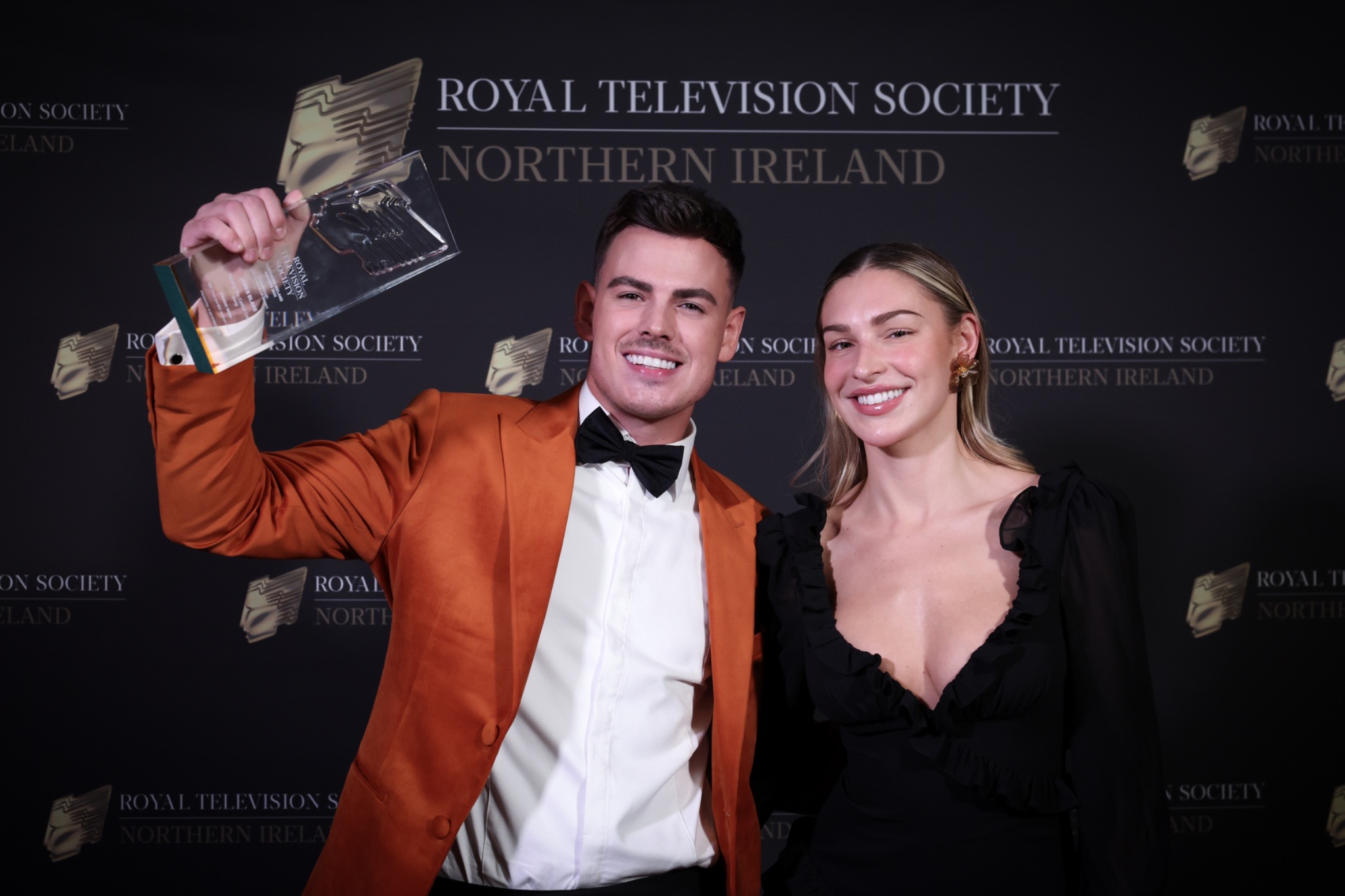 James Blake RTS Breakthrough Talent Award with Zara McDermott